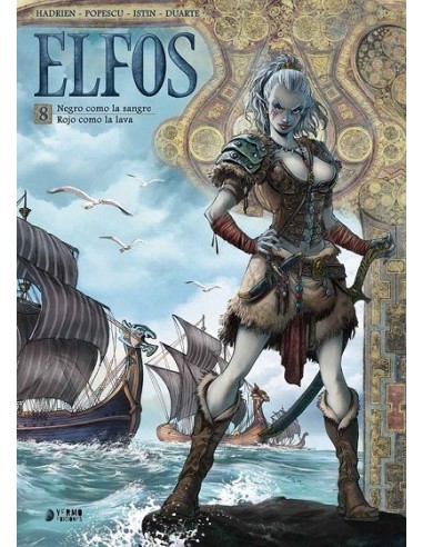 Elfos 08. Negro como la sangre - Rojo como la lava