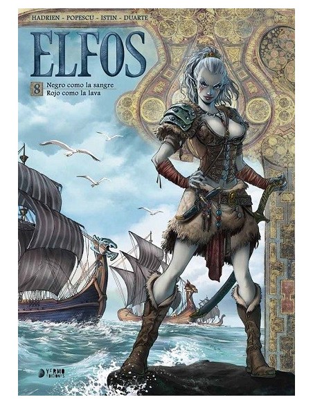 Elfos 08. Negro como la sangre - Rojo como la lava