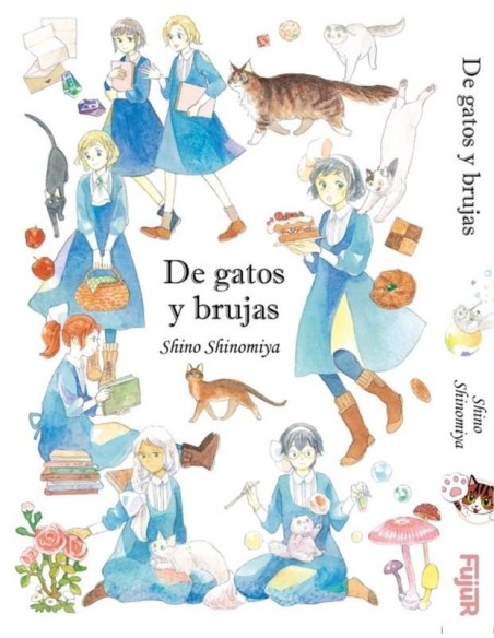 De Gatos y Brujas + postales