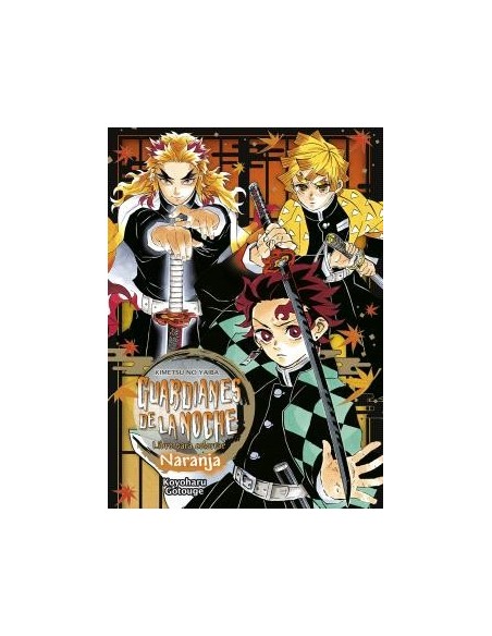 Guardianes de la Noche: Libro para colorear naranja