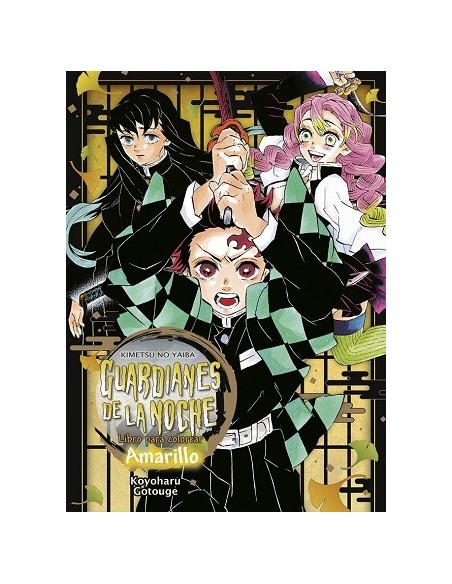 Guardianes de la Noche: Libro para colorear amarillo