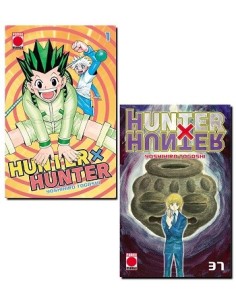 Hunter x Hunter 01 (portada alternativa) + Hunter x Hunter 37 (portada alternativa)