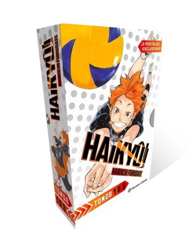 Shonen Starter Set Haikyû!! nº 1+2+3 + postales