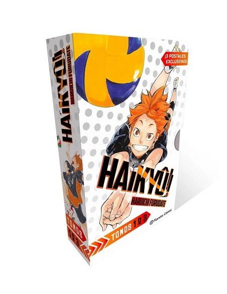 Shonen Starter Set Haikyû!! nº 1+2+3 + postales