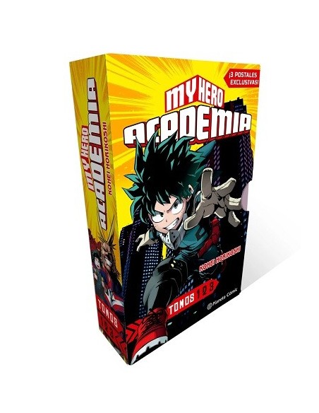 Shonen Starter Set My Hero Academia nº 1+2+3 + postales