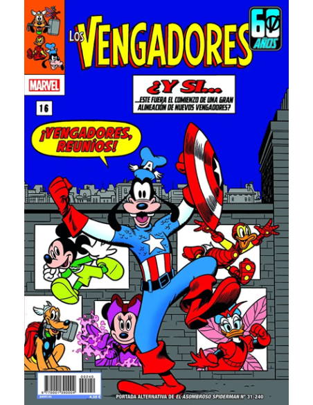 El Asombroso Spiderman 31/ 240 (Portada Alternativa Disney - What if? Los Vengadores)