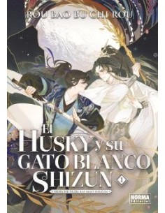 El husky y su gato blanco shizun 01 (novela) + póster reversible + 2 postales