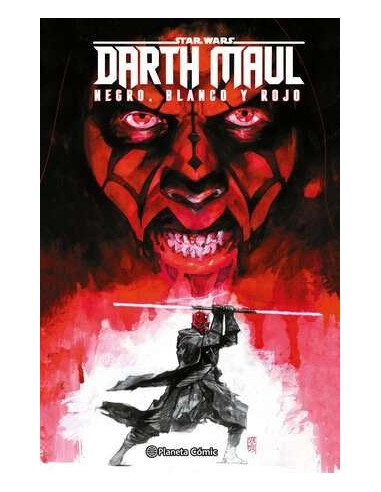 Star Wars Darth Maul: Blanco, negro y rojo