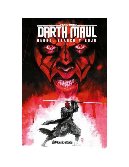 Star Wars Darth Maul: Blanco, negro y rojo