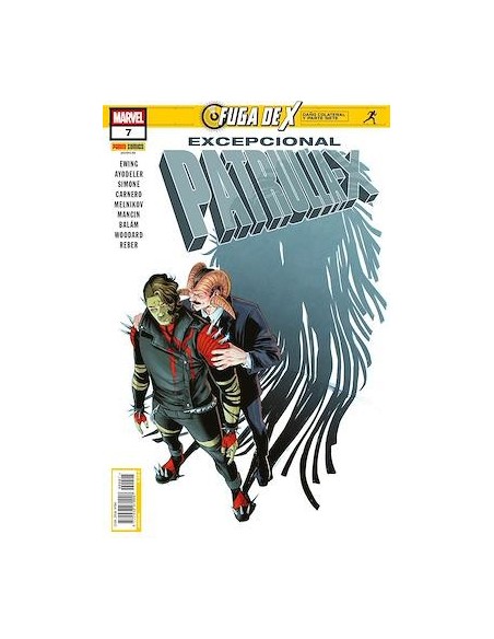 Excepcional Patrulla-X 07 Fuga de X (Daño colateral y 7)