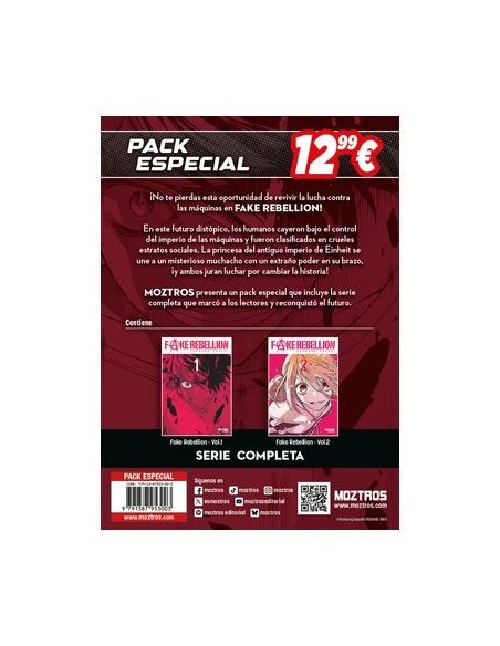 Fake rebellion Pack especial de 2 tomos