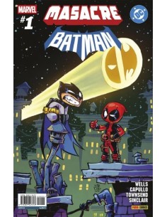 Marvel/DC: Masacre/Batman 01 (Portada Skottie Young)