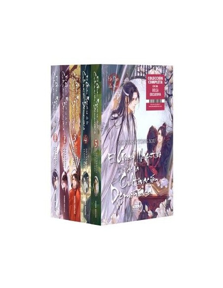 Pack colección completa. El Gran Maestro de la Cultivación Demoniaca + bolsa de tela