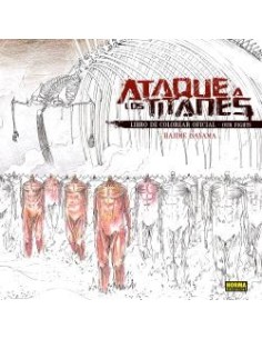 Ataque de los Titanes. Libro para colorear