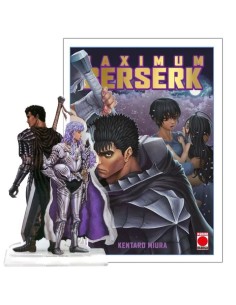 Maximum Berserk 21 (sobrecubierta con logo dorado + figura acrílica)