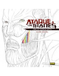 Ataque de los Titanes. Libro para colorear