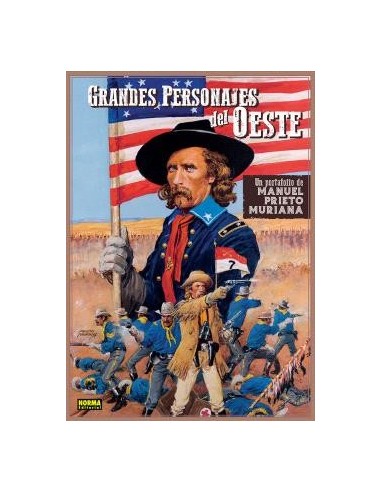 Grandes Personajes del Oeste. Portafolio Manuel Prieto Muria. Edición limitada