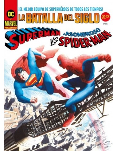 Superman vs. El asombroso Spiderman - Portada Alex Ross