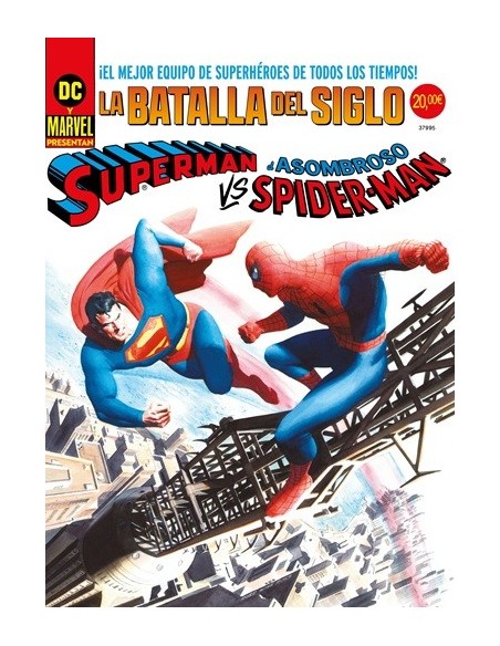 Superman vs. El asombroso Spiderman - Portada Alex Ross