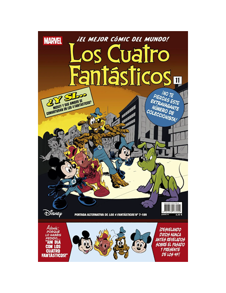 Los 4 Fantásticos 07 (Portada alternativa Disney)