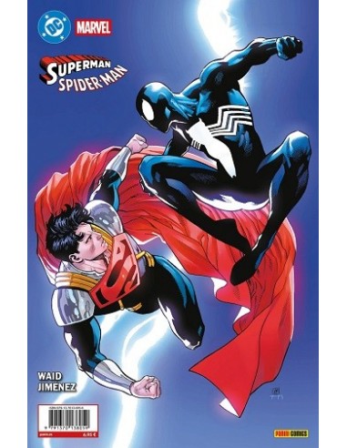 Superman/Spiderman 01 portada Daniel Sampere