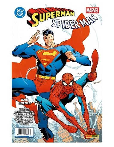Superman/Spiderman 01 portada Jorge Jiménez