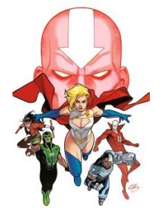 DC One-Shot. All In Justice League Red