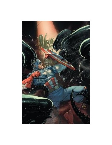 Alien vs. Capitán América